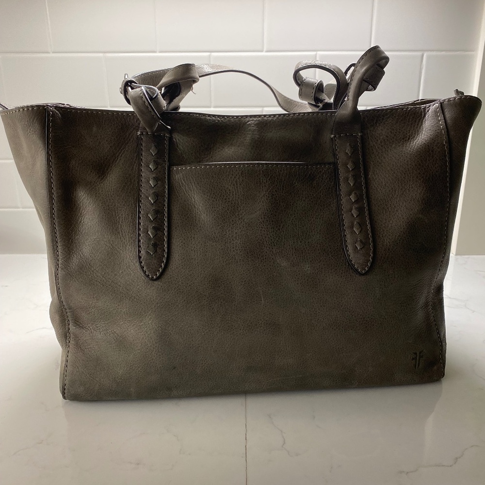 Frye tote gray